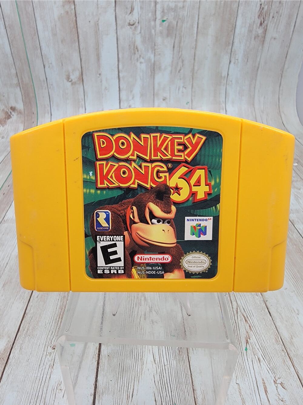 Donkey Kong 64 Nintendo 64 N64 Game Authentic Yellow Cartridge Only